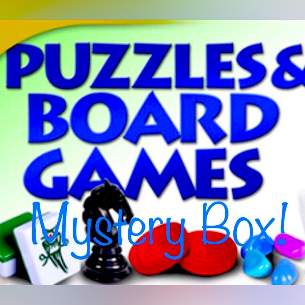 Puzzles, Boardgames, & Fun Items Mystery Box